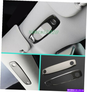 Carbon fiber Internal ���ۂ̒Y�f�@�ۃC���i�[�Ǐ����C�g�����v�J�o�[�g�����̂��߂Ƀe�X�����f��3 2017����19 Real Carbon Fiber Inner Reading Light Lamp Cover Trim For Tesla Model 3 2017-19 �y���s�A���i�z