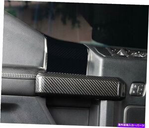 Carbon fiber Internal �t�H�[�hF150 F150 15-20�̂��߂̖{���̃J�[�{���t�@�C�o�[�C���i�[�h�A�n���h���J�o�[�g����4�{ Real Carbon Fiber Inner Door Handle Cover Trim 4pcs for Ford F150 F-150 15-20 �y���s�A���i�z