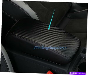 Carbon fiber Internal J[{t@Co[vCi[A[Xg{bNXplJo[ĝ߂ɃAEfBQ3 2019 2020 Carbon Fiber leather Inner Armrest Box Panel Cover Trim For Audi Q3 2019 2020