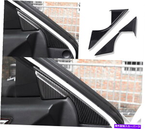 Carbon fiber Internal }c_6 M6AeU2017 2018pYf@ۃCi[gCAOAs[Jo[g Carbon fiber Inner Triangle A Pillar Cover trim For Mazda 6 M6 Atenza 2017 2018