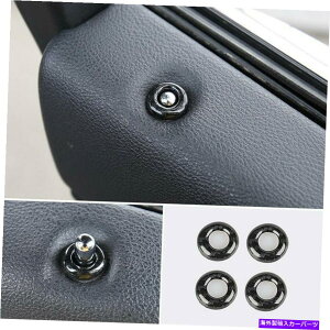 Carbon fiber Internal �t�H�[�hF150���v�^�[2009�N����2014�N�Y�f�@�ۂ̂��߂�4�{�̃C���i�[�h�A���b�N�s���J�o�[�g���� 4pcs Inner Door Lock Pins Cover Trim for Ford F150 Raptor 2009-2014 Carbon Fiber �y���s�A���i�z