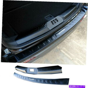 Carbon fiber Internal tH[hGNXv[[2020-2021J[{t@Co[Ci[+AE^[Eop[veN^[K[hp For Ford Explorer 2020-2021 Carbon Fiber Inner+Outer Rear Bumper Protector Guard