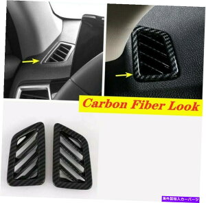 Carbon fiber Internal NSeltosp2020-2021J[{t@Co[ABSCi[tgGA[xgJo[g2PCS For Kia Seltos 2020-2021 Carbon Fiber abs Inner Front Air Vent Cover Trim 2pcs