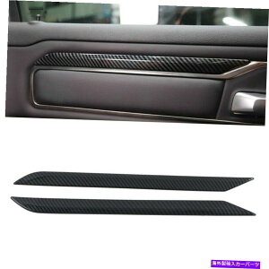 Carbon fiber Internal �_�b�W����1500�Y�f�@�ۃC���i�[�Ԃ̃h�A������2019 2020���g�����X�g���b�v for Dodge Ram 1500 Carbon Fiber Inner Car Door Decorative Strips Trim 2019 2020# �y���s�A���i�z