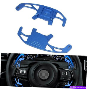 Steering Wheel Paddle Shifter VWStGTI R GTD GTE MK7 13-18u[̂߂2{̃XeAOzC[̃VtgphVt^[ 2x Steering Wheel Shift Shifter Paddles for VW GOLF GTI R GTD GTE MK7 13-18 Blue