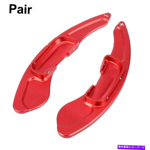 Steering Wheel Paddle Shifter }c_3ANZ2014N2020N̂߂̃yAbhXeAOzC[̃VtgphVt^[ Pair Red Steering Wheel Shift Paddle Shifter for Mazda 3 Axela 2014-2020