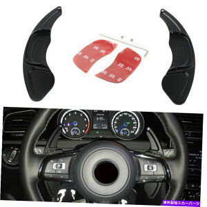 Steering Wheel Paddle Shifter 2{̃XeAOzC[̃phVt^[gubNVWSt7 GTI 2015- R MK7 2x Steering Wheel Paddle Shifters Extension Black For VW GOLF 7 2015- GTI R MK7