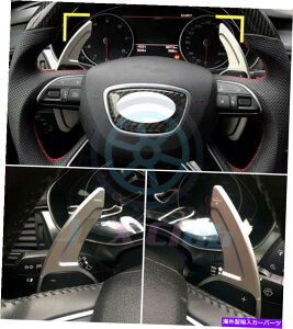 Steering Wheel Paddle Shifter Vo[MAXeAOzC[̃VtgphVt^[ĝ߂̃AEfBA3 A4L A5 TT Silver Gear Steering Wheel Shift Paddle Shifter Extension For Audi A3 A4L A5 TT