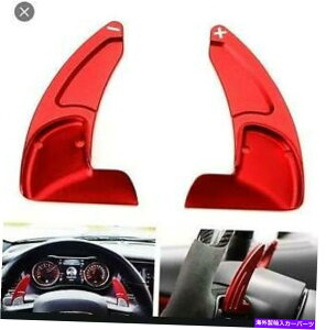 Steering Wheel Paddle Shifter ���b�h�X�e�A�����O�z�C�[���̃p�h���́A�_�b�W�`���[�W���[�`�������W���[�f�������S�ɂ��ăV�t�^�[���g�����܂� Red Steering Wheel Paddle Extended Shifter For Dodge Charger Ch