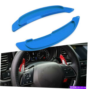 Steering Wheel Paddle Shifter �X�e�A�����O�z�C�[���̃p�h���V�t�^�[�g���A���~�̂��߂ɎO�H�����T�[�u���[2PCS Steering Wheel Paddle Shifter Extension Aluminum For Mitsubishi Lancer Blue 2PCs �y���s�A���i�z