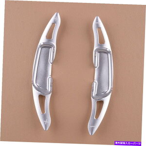 Steering Wheel Paddle Shifter }c_CX3 CX4 CX5 MX-5̂߂̃yAVo[XeAOzC[̃VtgphVt^[tBbg Pair Silver Steering Wheel Shift Paddle Shifter Fit for Mazda CX3 CX4 CX5 MX-5