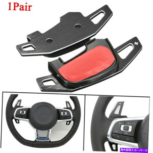 Steering Wheel Paddle Shifter VWStMK7̂߂ɃyAA~ϑnhphVt^[ Pair Aluminum Gear Shift Steering Wheel Extension Paddle Shifter For VW Golf MK7