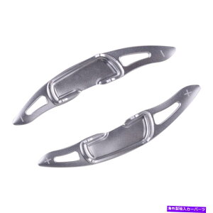 Steering Wheel Paddle Shifter �}�c�_MX-CX4 5 16-18�̂��߂̎�2�{�V���o�[�X�e�A�����O�z�C�[���̃V�t�g�p�h���V�t�^�[�t�B�b�g Car 2x Silver Steering Wheel Shift Paddle Shifter Fit for Mazda CX4 MX-5 16-18 �y���s�A��