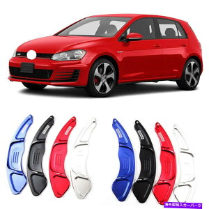 Steering Wheel Paddle Shifter XeAOzC[DSGphVt^[gJo[VWSt7 RCGTI Alloy Steering Wheel DSG Paddle Extension Shifter Cover For VW Golf 7 R-Line GTI