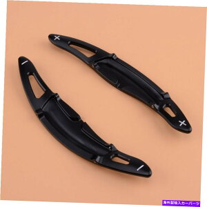 Steering Wheel Paddle Shifter zC[MAVt^[tBbĝ߂̃|VF718XeAOubNphVtgg Black Paddle Shift Extensions Steering Wheel Gear Shifters Fit For Porsche 718