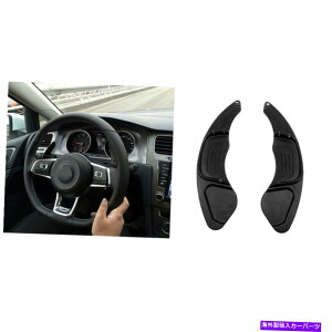 Steering Wheel Paddle Shifter XeAOzC[̃VtgphVt^[gJo[̂߂VWSt7 / Lamando GTSubN Steering Wheel Shift Paddle Shifter Trim Cover For VW Golf 7/ Lamando GTS Black