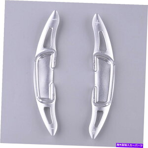 Steering Wheel Paddle Shifter }c_CX3 CX4 CX5 MX-5̂߂̎2{Vo[XeAOzC[̃VtgphVt^[tBbg Car 2x Silver Steering Wheel Shift Paddle Shifter Fit for Mazda CX3 CX4 CX5 MX-5
