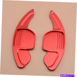 Steering Wheel Paddle Shifter AEfBA3 A4L A5 RS6 R8̂߂ɃbhXeAOzC[phVtggVt^[tBbg Red Steering Wheel Paddle Shift Extensions Shifter Fit For Audi A3 A4L A5 RS6 R8