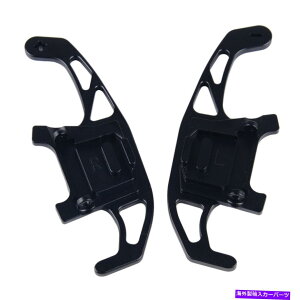 Steering Wheel Paddle Shifter WFb^St7 GTI R|MÔ߂2{ubNXeAOzC[̃VtgphVt^[tBbg 2x Black Steering Wheel Shift Shifter Paddles Fit for Jetta Golf 7 R GTI Polo MO