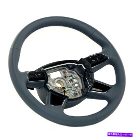 Steering Wheel Paddle Shifter アウディA8 4H 4は、パドルシフト付きマルチファンクションステアリングホイールレザーグレー話しました Audi A8 4H 4 spoke multifunction steering wheel leather grey with shift paddles