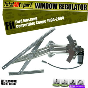 Power Window Regulator tH[h}X^O9404̂߂̃p[EBhEM[^[^[Etgq Power Window Regulator With Motor Front Right Passenger for Ford Mustang 94-04