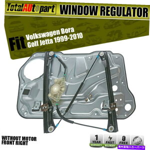 Power Window Regulator bg/[^̃tHNX[QStWFb^tg99-10 W / OpldEBhEM[^ Power Window Regulator w/Panel w/o Motor For Volkswagen Golf Jetta Front 99-10