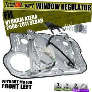 Power Window Regulator �p�l���ƃp���[�E�B���h�E���M�����[�^�q�����_�CAzera��06-11�p���[�^�[���t�����gO / W Power Window Regulator with Panel w/o Motor Front Left for Hyundai Azera 06-11 �y���s�A���i�z
