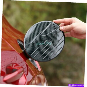 GAS TANK FUEL }c_CX30 DMpJ[{t@Co[J[KX^Nt[GLbvIChAJo[g2020+ Carbon Fiber Car Gas Tank Fuel Cap Oil Door Cover Trim For Mazda CX30 DM 2020+