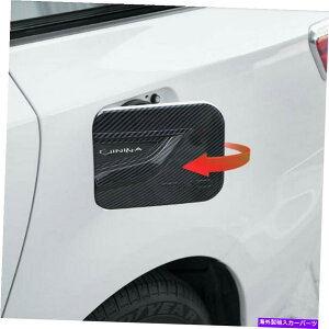 GAS TANK FUEL J[{t@Co[RKX^NLbvJo[ĝ߂Ƀg^VGi2013-2020Ԃ̎ Carbon Fiber Fuel Gas Tank Cap Cover Trim For Toyota Sienna 2013-2020 Car Auto