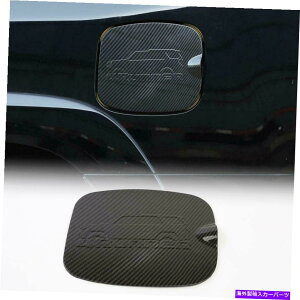 GAS TANK FUEL 2010-20g^EnCbNXT[tM̂߂ɃJ[{t@Co[KXhAJo[R^ÑICLbvg Carbon Fiber Gas Door Cover Fuel Tank Oil Cap Trim For 2010-20 Toyota 4runner M