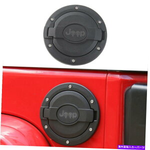 GAS TANK FUEL StBbg2007N2018NW[vO[JKƍ̃KX^NLbvt[GtB[Jo[ Black Gas Tank Cap Fuel Filler Cover with logo fits 2007-2018 Jeep Wrangler JK