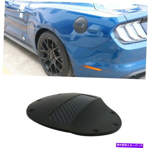GAS TANK FUEL bLABSR^NLbvy{bNXJo[gubNtH[h}X^O2015-2019 Plated ABS Fuel Tank Cap Gas Oil Box Cover Trim Black For Ford Mustang 2015-2019