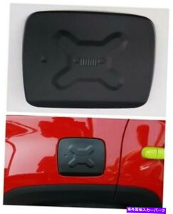 GAS TANK FUEL 1 *ubNA~t[GtB[hAJo[KX^NLbv̂߂ɃW[vlQ[h2015N2017N 1*Black Aluminum Fuel Filler Door Cover Gas Tank Cap For Jeep Renegade 2015-2017