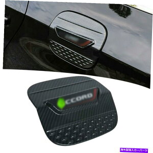 GAS TANK FUEL �J�[�{���t�@�C�o�[ABS�R���t�B���[�K�X�^���N�L���b�v�J�o�[�g�����̂��߂Ƀz���_�A�R�[�h18 19 2020 Carbon Fiber ABS Fuel Filler Gas Tank Cap Cover Trim For Honda Accord 18 19 2020