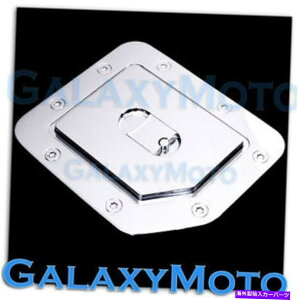 GAS TANK FUEL 414Y^C^̂߂̃gvN[bLLbgKX^NRhAJo[gbN Triple Chrome Kit Plated Gas Tank Fuel Door Cover truck for 04-14 Nissan Titan