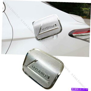 GAS TANK FUEL g^J201820̂߂ɃN[ICt[GLbvKX̃^NJo[K[jbVg1PtBbg Chrome Oil Fuel Cap Gas Tank Cover Garnish Trim 1p Fit For Toyota Camry 2018-20