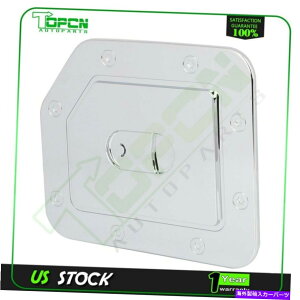 GAS TANK FUEL Ŷ߂ɃgvN[bLLbgKX^NRhAJo[gbN Triple Chrome Kit Plated Gas Tank Fuel Door Cover truck For Nissan