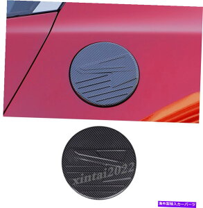 GAS TANK FUEL J[{t@Co[X^CR^NLbvy{bNXJo[ĝ߂Ƀ}c_3 2019 2020 Carbon Fiber Style Fuel Tank Cap Gas Oil Box Cover Trim For Mazda 3 2019 2020