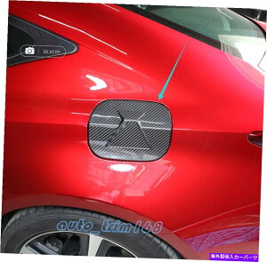 GAS TANK FUEL J[{t@Co[R^NJo[ΖKXLbvĝ߂ɃNTXRC200 / 300 2015N2019N Real Carbon Fiber Fuel Tank Cover Oil Gas Cap Trim For Lexus RC200/300 2015-2019