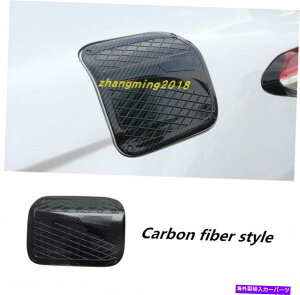 GAS TANK FUEL g^J2018 2019̂߂ɃJ[{t@Co[t[G^NJo[ΖKXLbvg Carbon Fiber Fuel tank cover oil gas cap trim For Toyota Camry 2018 2019