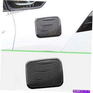 GAS TANK FUEL g^RAV4̂߂ɃJ[{t@Co[R^NLbvy{bNXJo[gtBbg2019 2020 Carbon Fiber Fuel Tank Cap Gas Oil Box Cover Trim Fit For Toyota RAV4 2019 2020