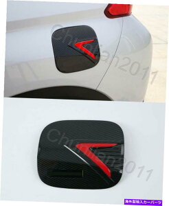 GAS TANK FUEL @۔R^NKXLbvJo[g17-21OHGNvXNX1P fiber Fuel Oil Tank Gas Cap Cover Trim for 17-21 Mitsubishi Eclipse Cross red 1P