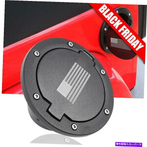 GAS TANK FUEL 2007-2017W[vO[JKA~ebh2 / 4DRč̂߂ɔRKX^NLbvJo[ Fuel Gas Tank Cap Cover For 2007-2017 Jeep Wrangler JK & Unlimited 2/4Dr US Flag