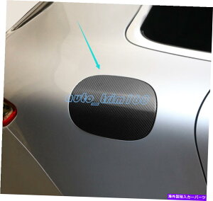 GAS TANK FUEL J[{t@Co[R^NLbvy{bNXJo[ĝ߂Ƀ|VFE}J201419 Real Carbon Fiber Fuel Tank Cap Gas Oil Box Cover Trim For Porsche Macan 2014-19