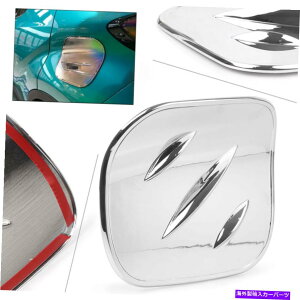 GAS TANK FUEL ԑ̃KX^NRJo[gN[ABStBbgg^CHR CHR 2016-2018 Car Body Gas Tank Fuel Cover Trim Chrome ABS Fit For TOYOTA CHR C-HR 2016-2018