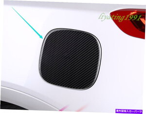 GAS TANK FUEL J[{t@Co[R^NLbvy{bNXJo[gɂĂ̓LfbNXT5 201619 Real Carbon Fiber Fuel Tank Cap Gas Oil Box Cover Trim For Cadillac XT5 2016-19