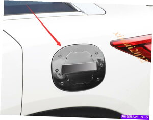 GAS TANK FUEL ubN`^R^NLbvy{bNXJo[ĝ߂ɃCtBjeBQX50 2019 2020 Black titanium Fuel Tank Cap Gas Oil Box Cover Trim For Infiniti QX50 2019 2020
