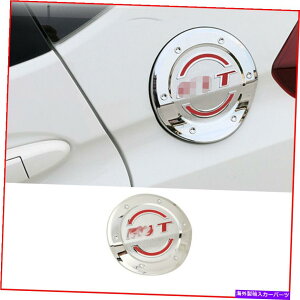 GAS TANK FUEL z_tBbgWY2015-2019R^NLbvΖKXJo[ĝ߂ For Honda Fit Jazz 2015-2019 silver Fuel tank cap oil gas Decoration cover trim