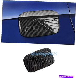 GAS TANK FUEL J[{t@Co[J[R^NLbvy{bNXJo[ĝ߂ɃAEfBQ5 FY 2018 2019 Carbon Fiber Car Fuel Tank Cap Gas Oil Box Cover Trim For Audi Q5 FY 2018 2019