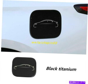 GAS TANK FUEL YeBAiAeB}2019-2020̂߂̍Ԃ̔R^NJo[ΖKXLbvg Black Car fuel tank cover oil gas cap trim For Nissan Teana Altima 2019-2020